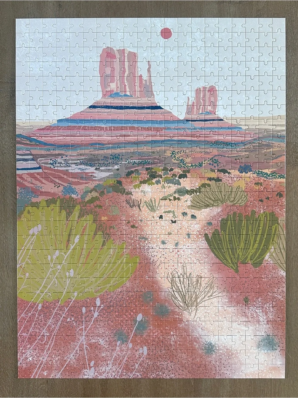 Set of 2 Destination Puzzles “London” and “Monument Valley”